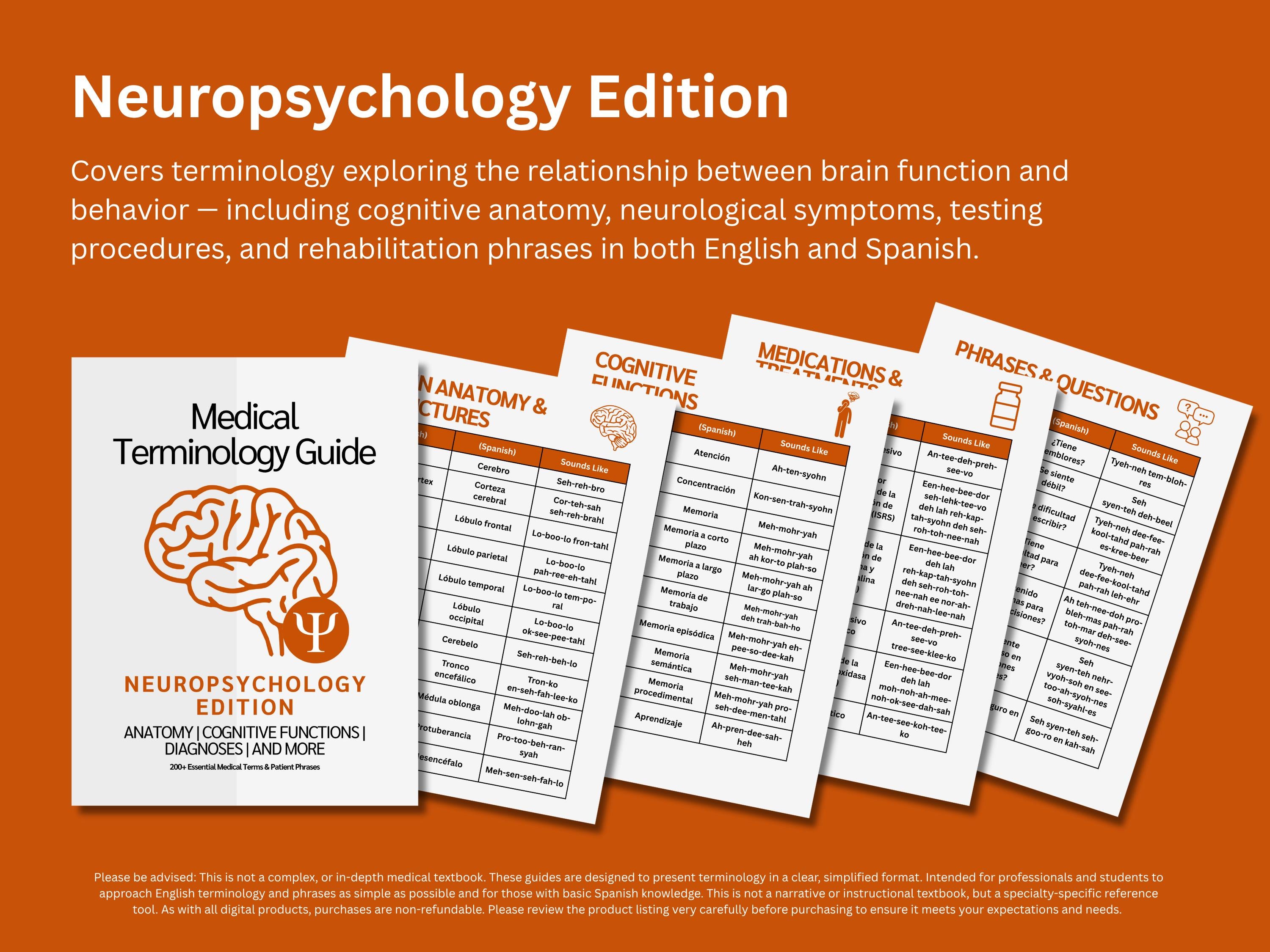 Mental & Behavioral Health Study Guide Bundle: Psychiatry, Psychology, Neuropsychology and Sleep Medicine Medical Terminology Guides
